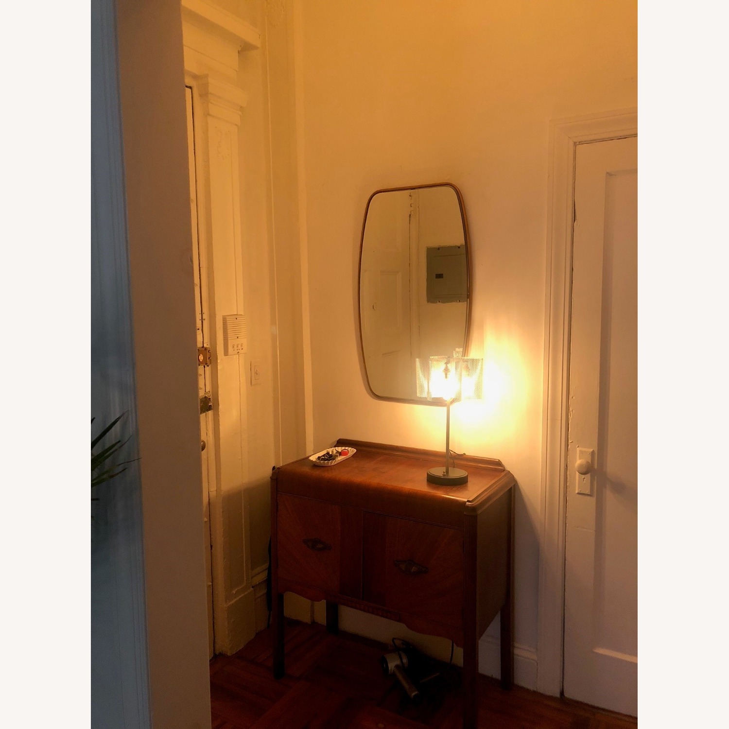 Antiqued Gold Leaf Beveled Wall Mirror  - image-4