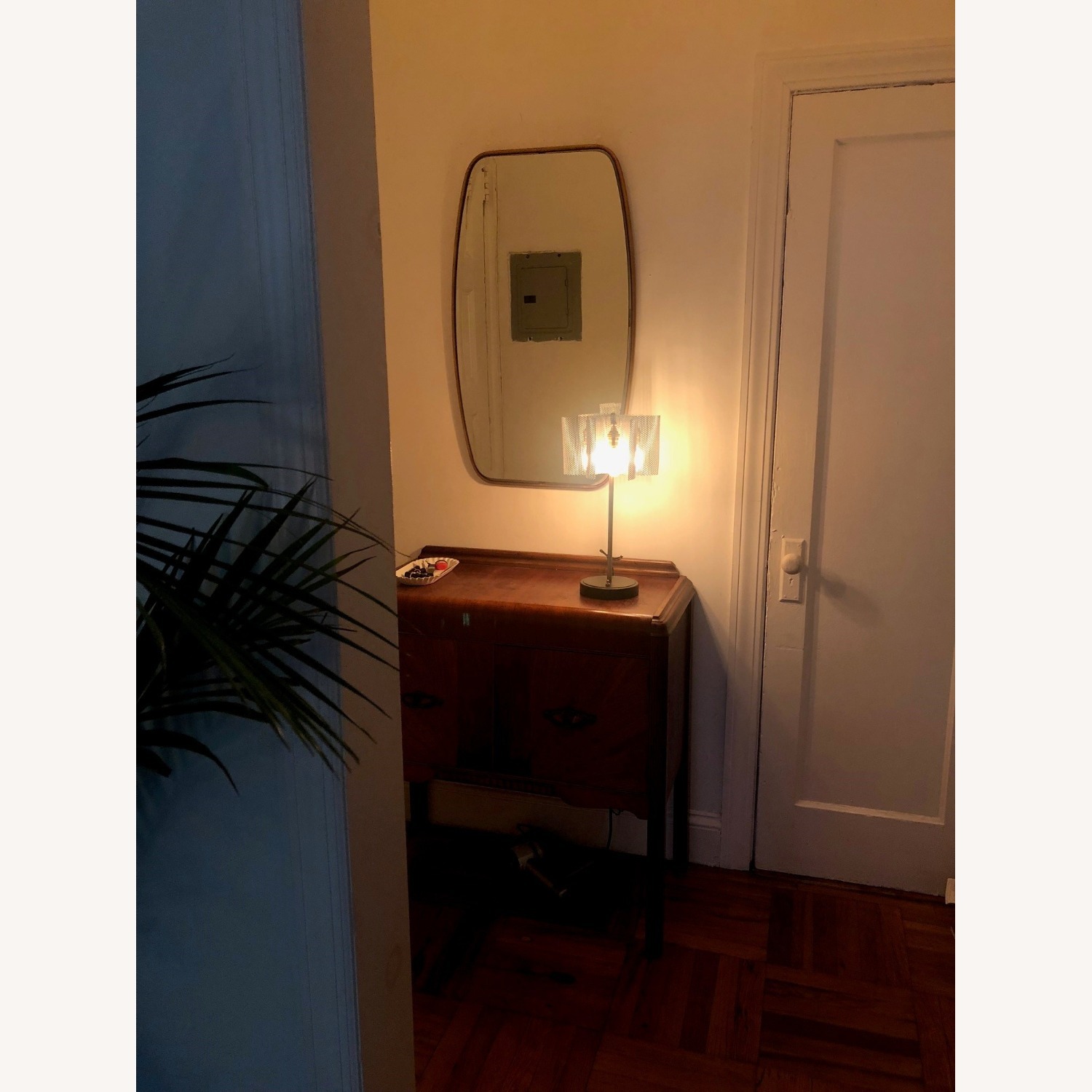 Antiqued Gold Leaf Beveled Wall Mirror  - image-3