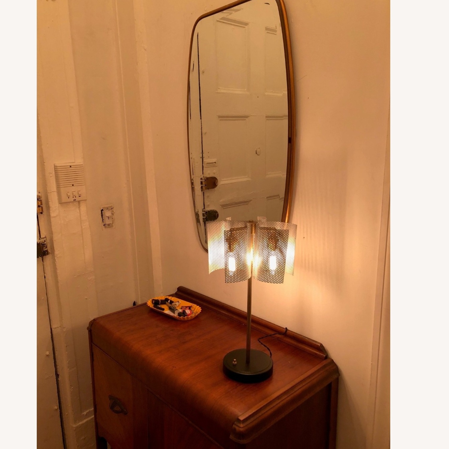 Antiqued Gold Leaf Beveled Wall Mirror  - image-5