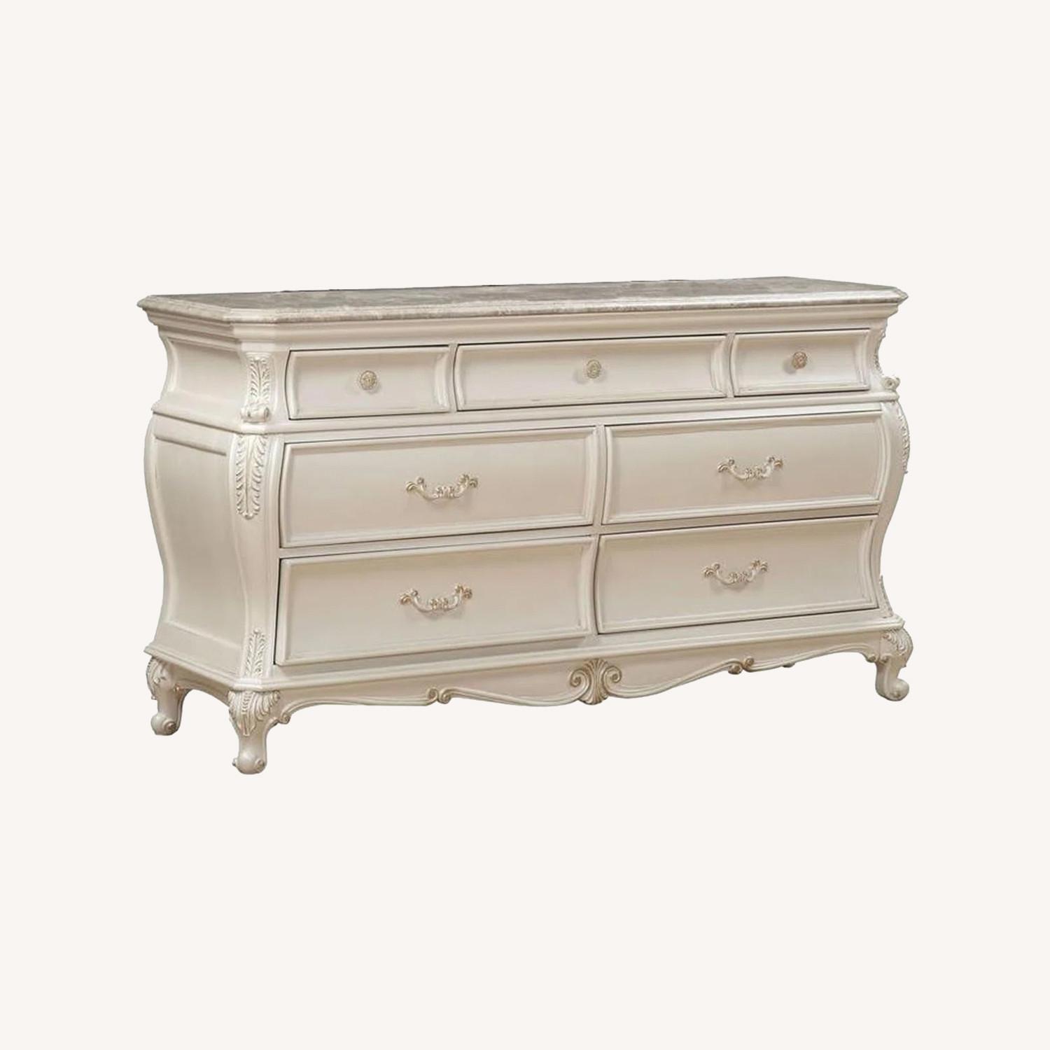 Natural Armoire 7 Drawer - image-0
