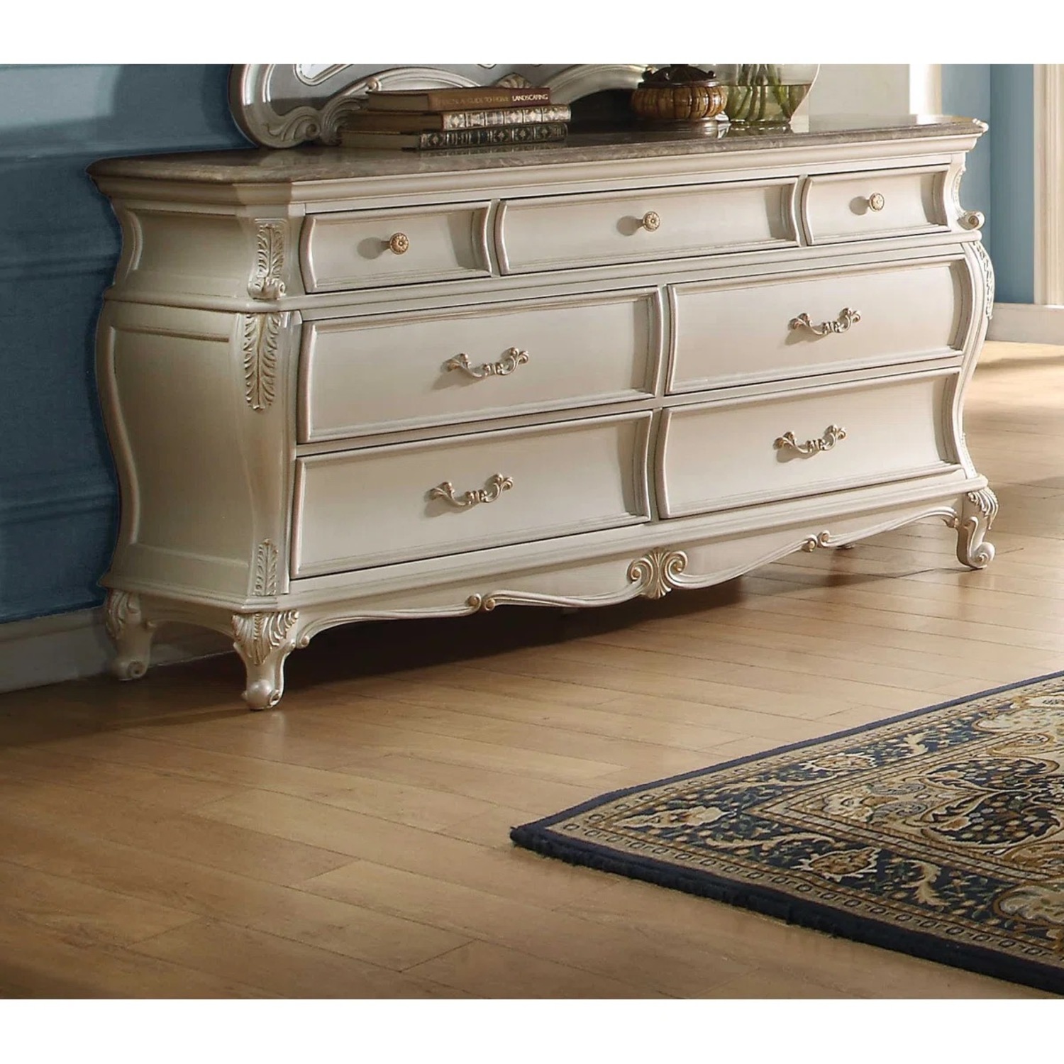 Natural Armoire 7 Drawer - image-4