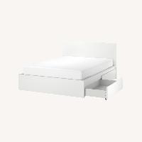 IKEA Malm White Queen Bed