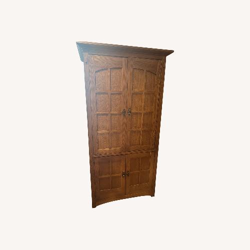 Used Bassett Mission Style Armoire for sale on AptDeco