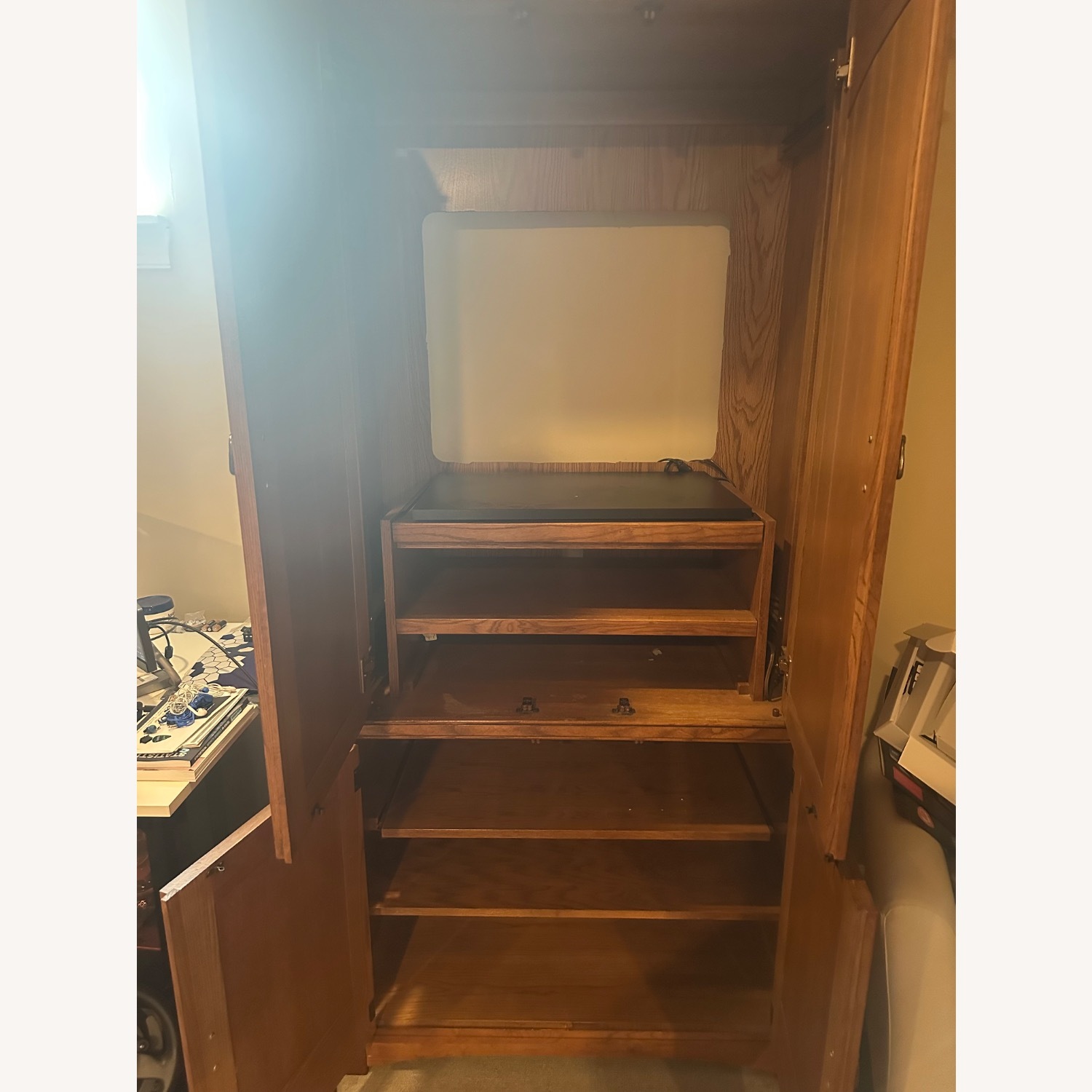 Bassett Mission Style Armoire - image-7