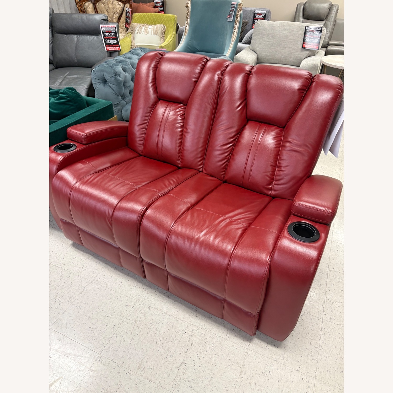 Kingvale Court Power Reclining Loveseat  - image-1