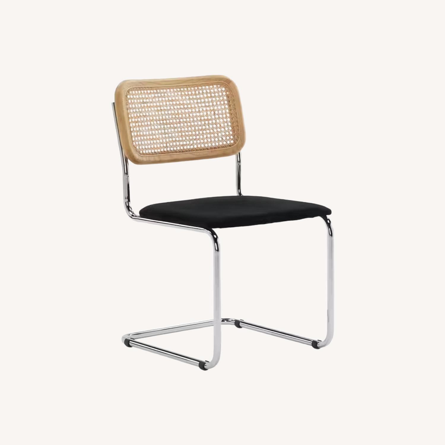 Joybird Kian Black and Cane Dining Chairs - image-0