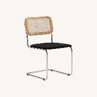 Joybird Kian Black and Cane Dining Chairs