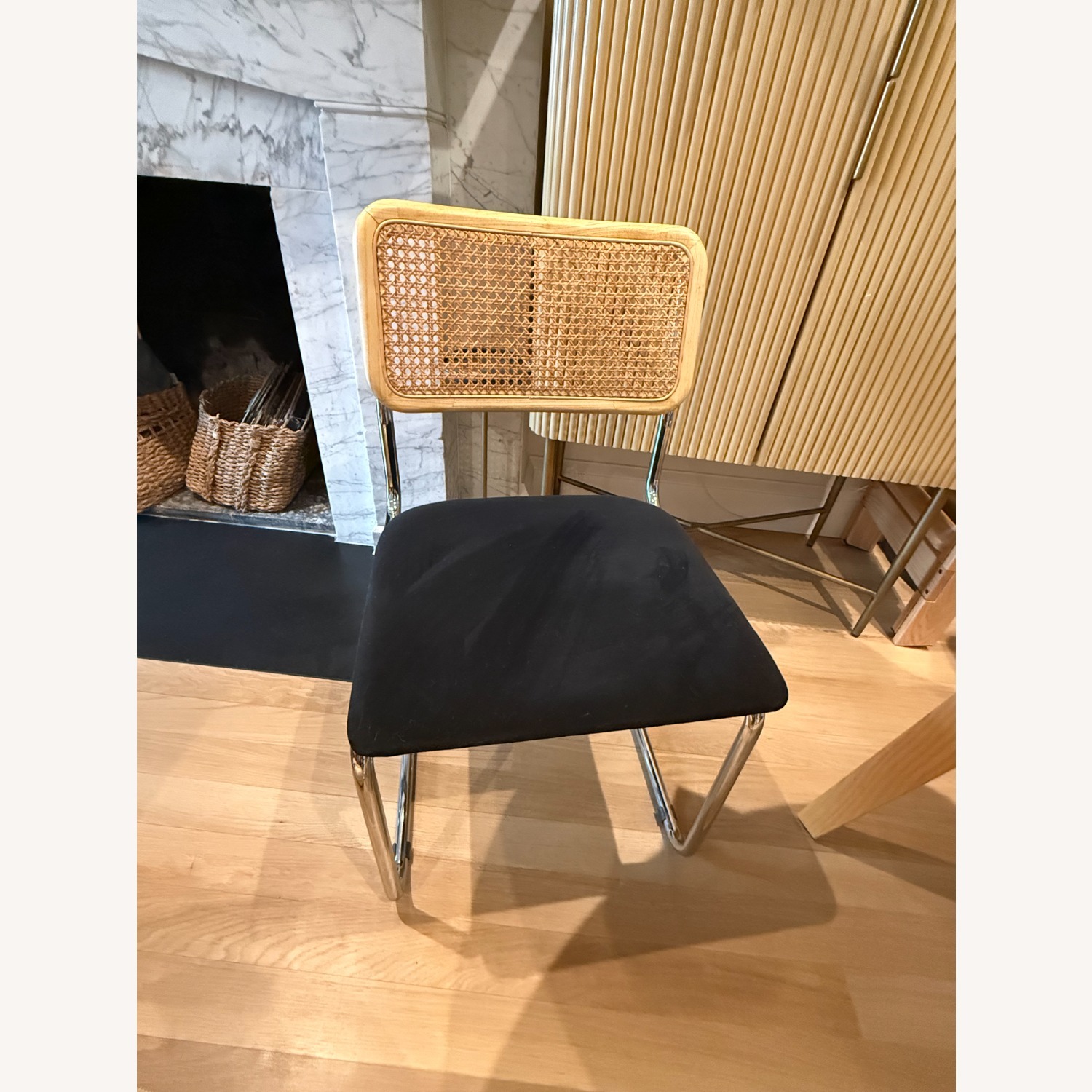 Joybird Kian Black and Cane Dining Chairs - image-2