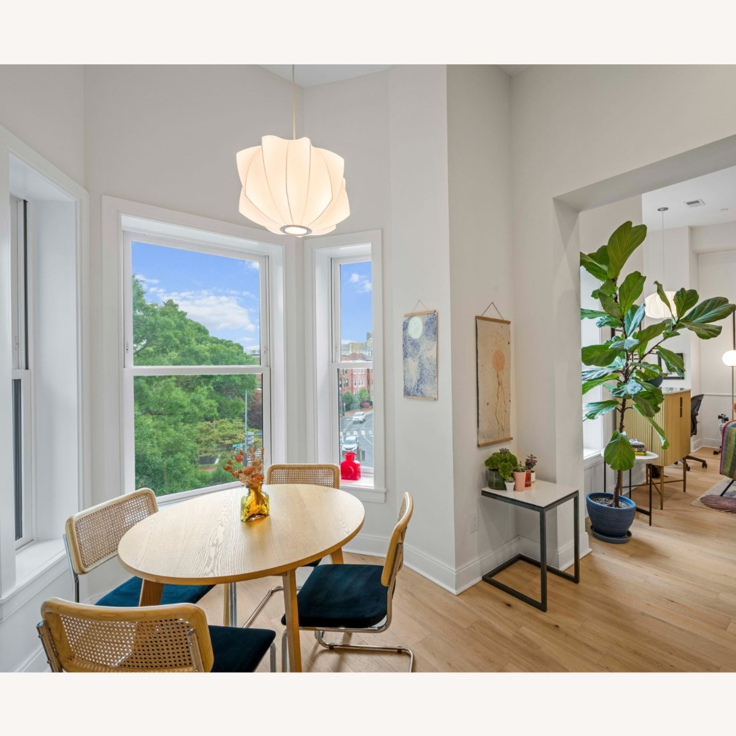 Joybird Kian Black and Cane Dining Chairs - image-5