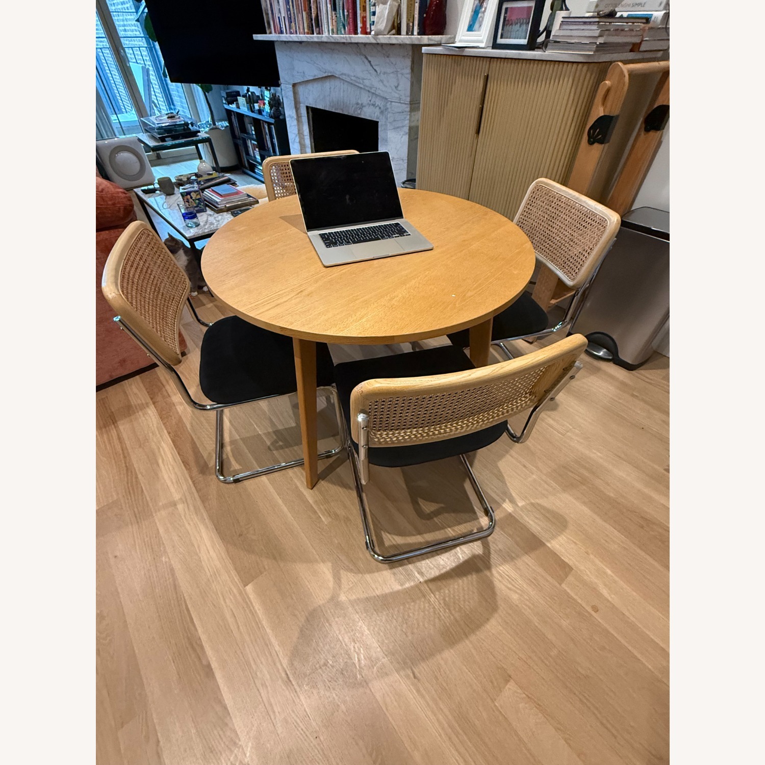 Joybird Kian Black and Cane Dining Chairs - image-3