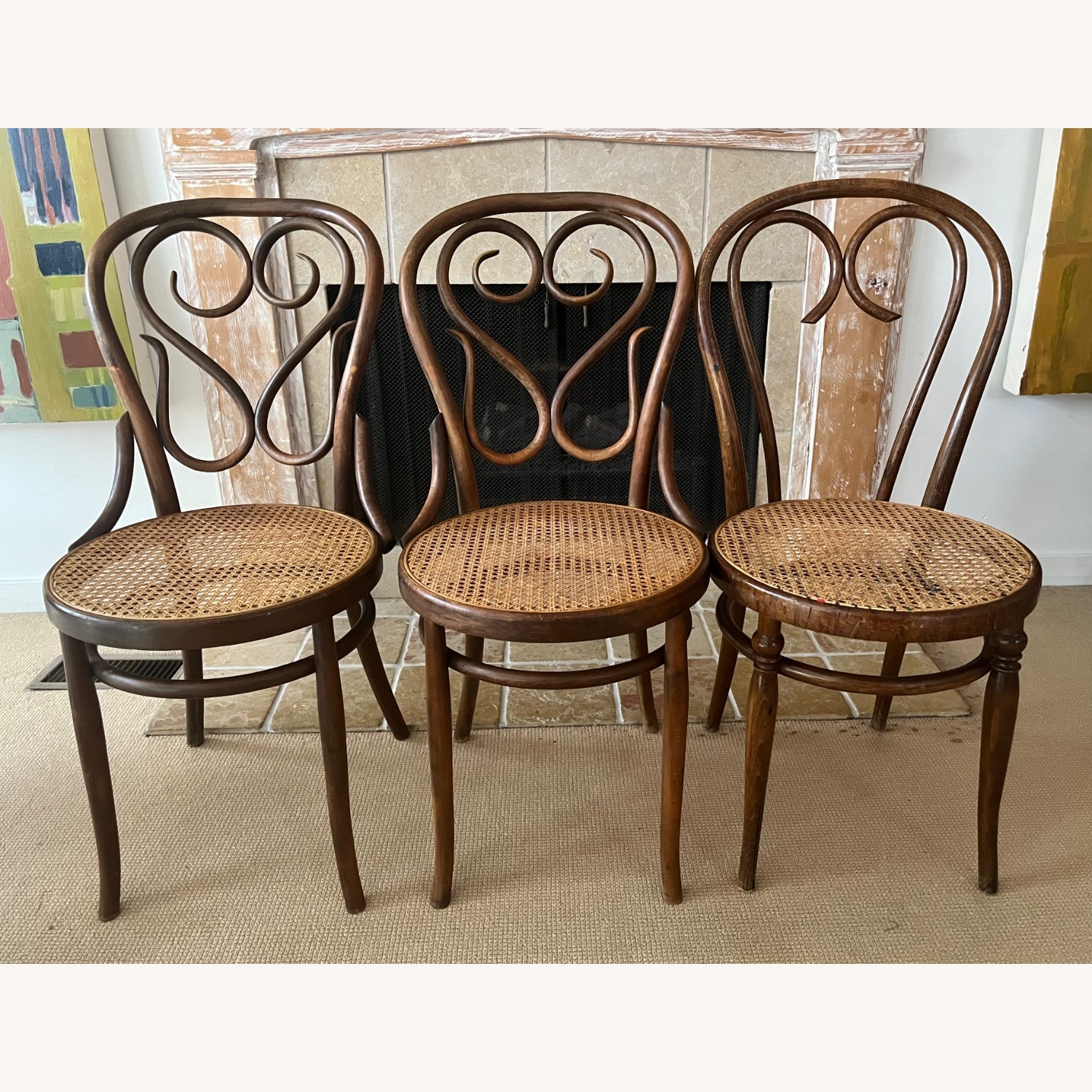 Antique Bentwood Chairs Early 20th C Italian - image-5