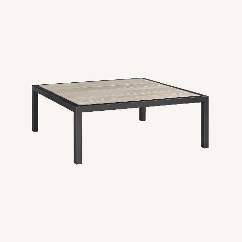 Used Room & Board Montego Outdoor Coffee Table in Ash for sale on AptDeco