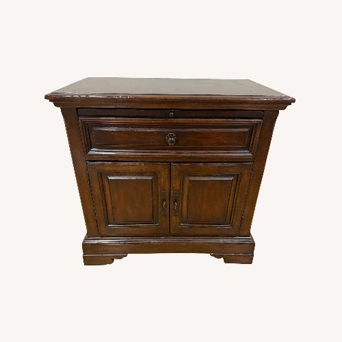 Used Vintage/Antique Finds Dark Brown Wood Sideboard for sale on AptDeco