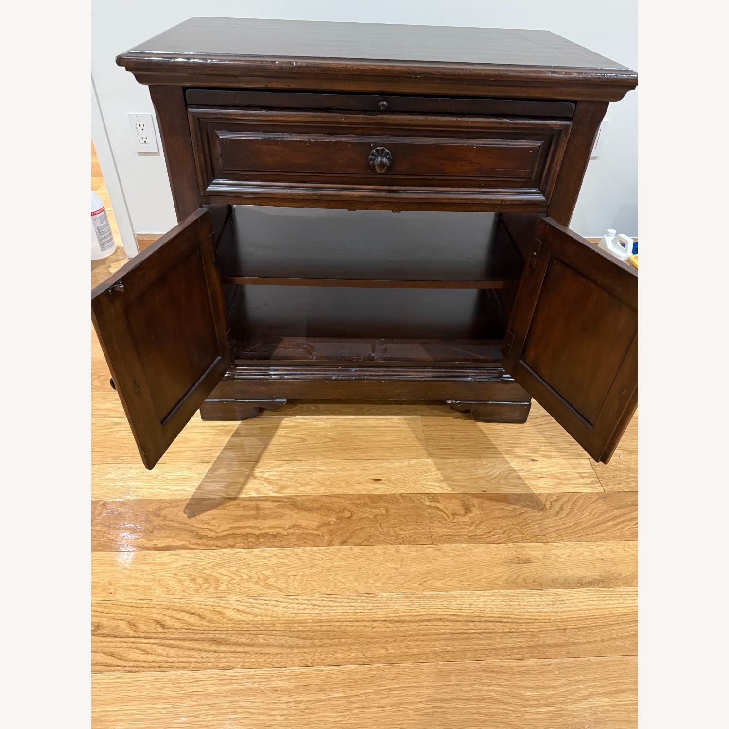 Vintage/Antique Finds Dark Brown Wood Sideboard - image-5