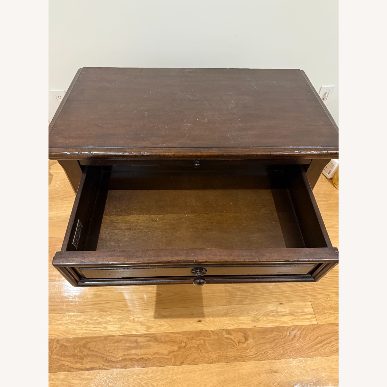 Vintage/Antique Finds Dark Brown Wood Sideboard - image-6