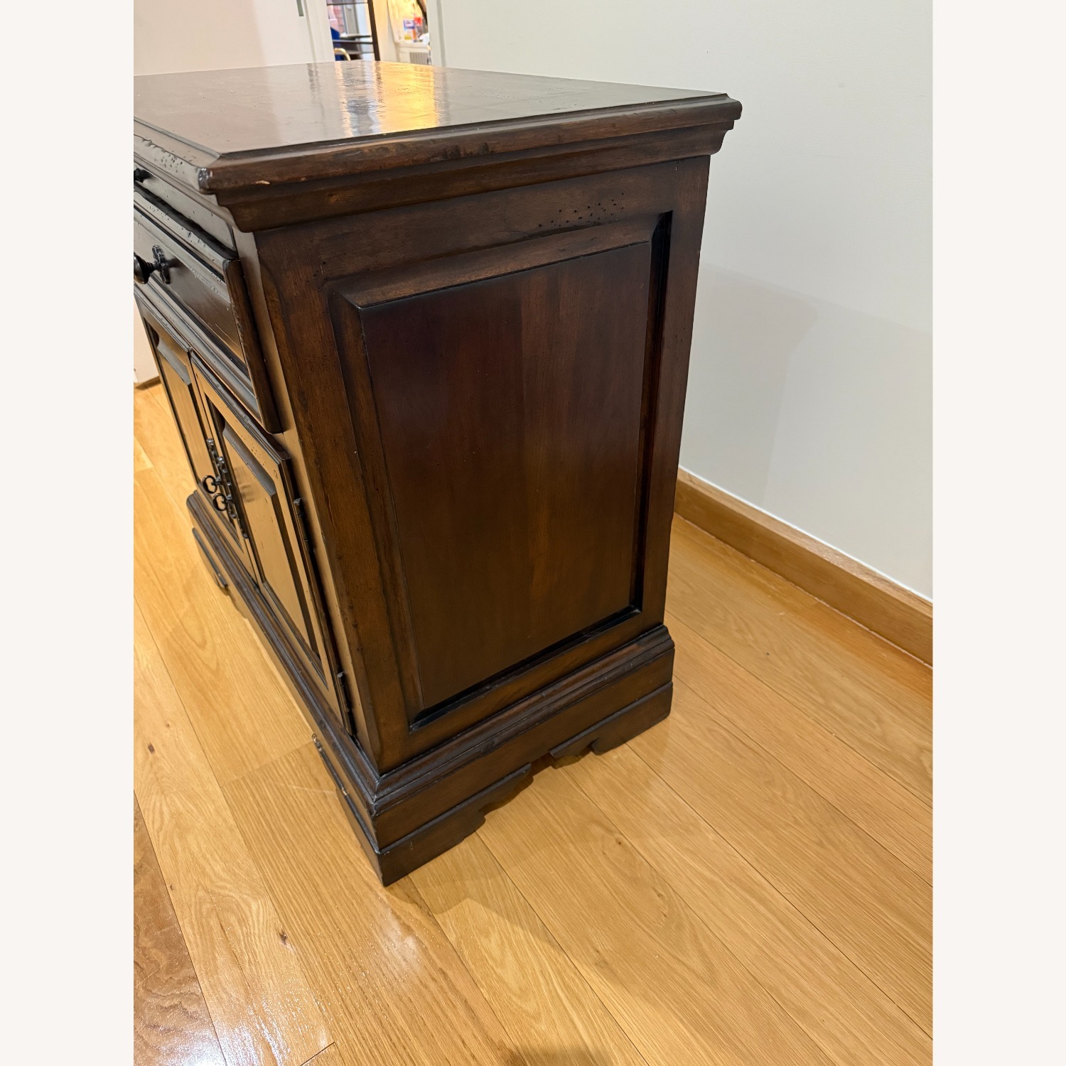 Vintage/Antique Finds Dark Brown Wood Sideboard - image-2