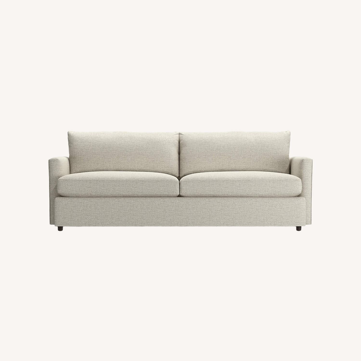 Crate & Barrel Natural Fabric 3+ Seater Sofa - image-0