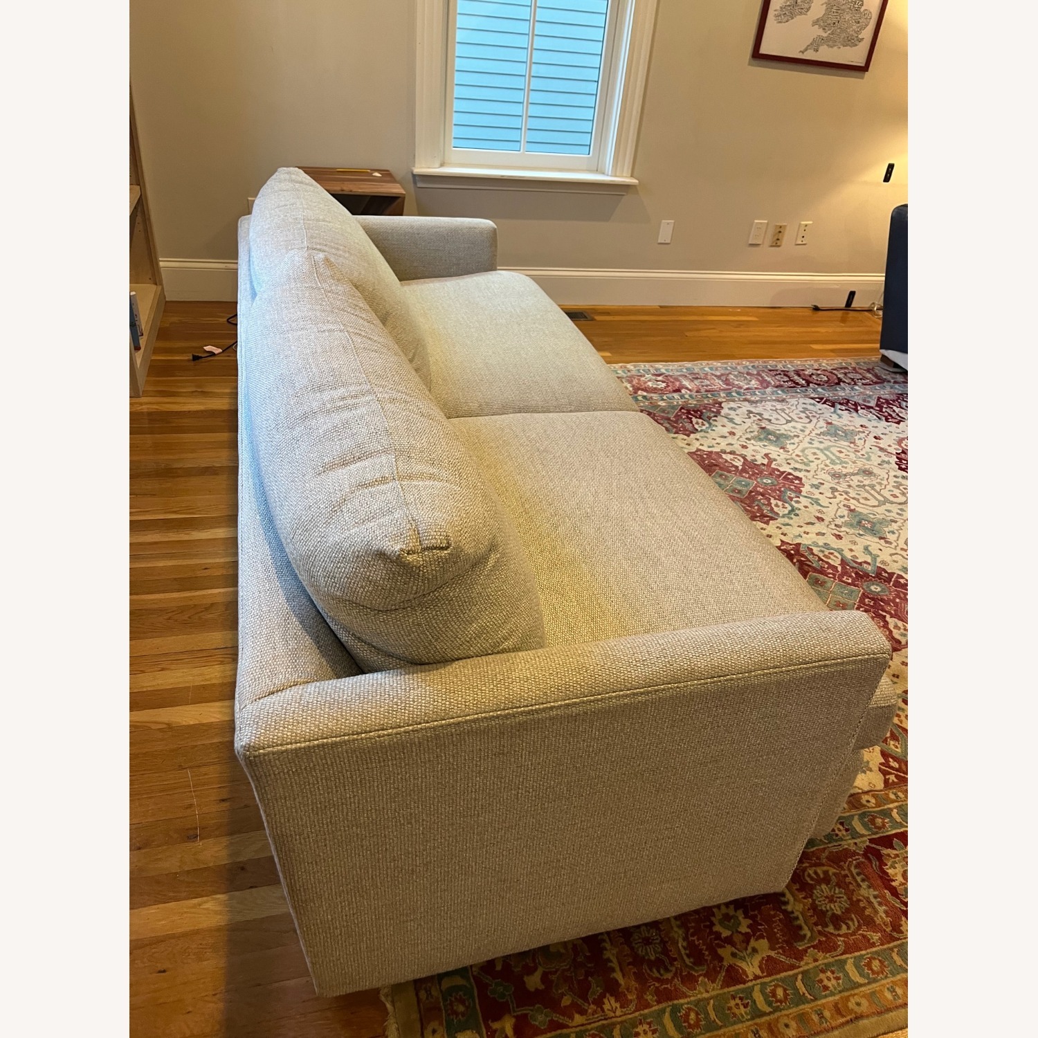 Crate & Barrel Natural Fabric 3+ Seater Sofa - image-4