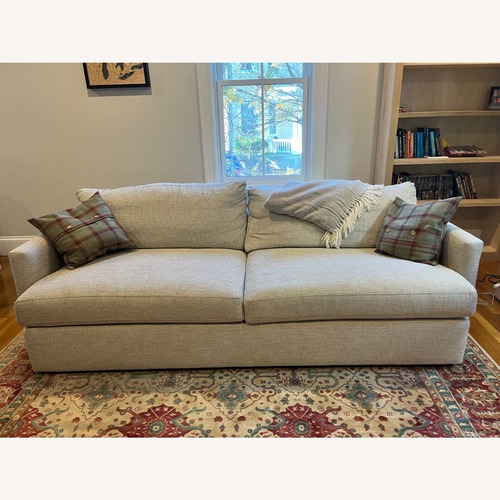 Used Crate & Barrel Natural Fabric 3+ Seater Sofa for sale on AptDeco
