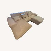 White and Yello 3+ Piece Sectional