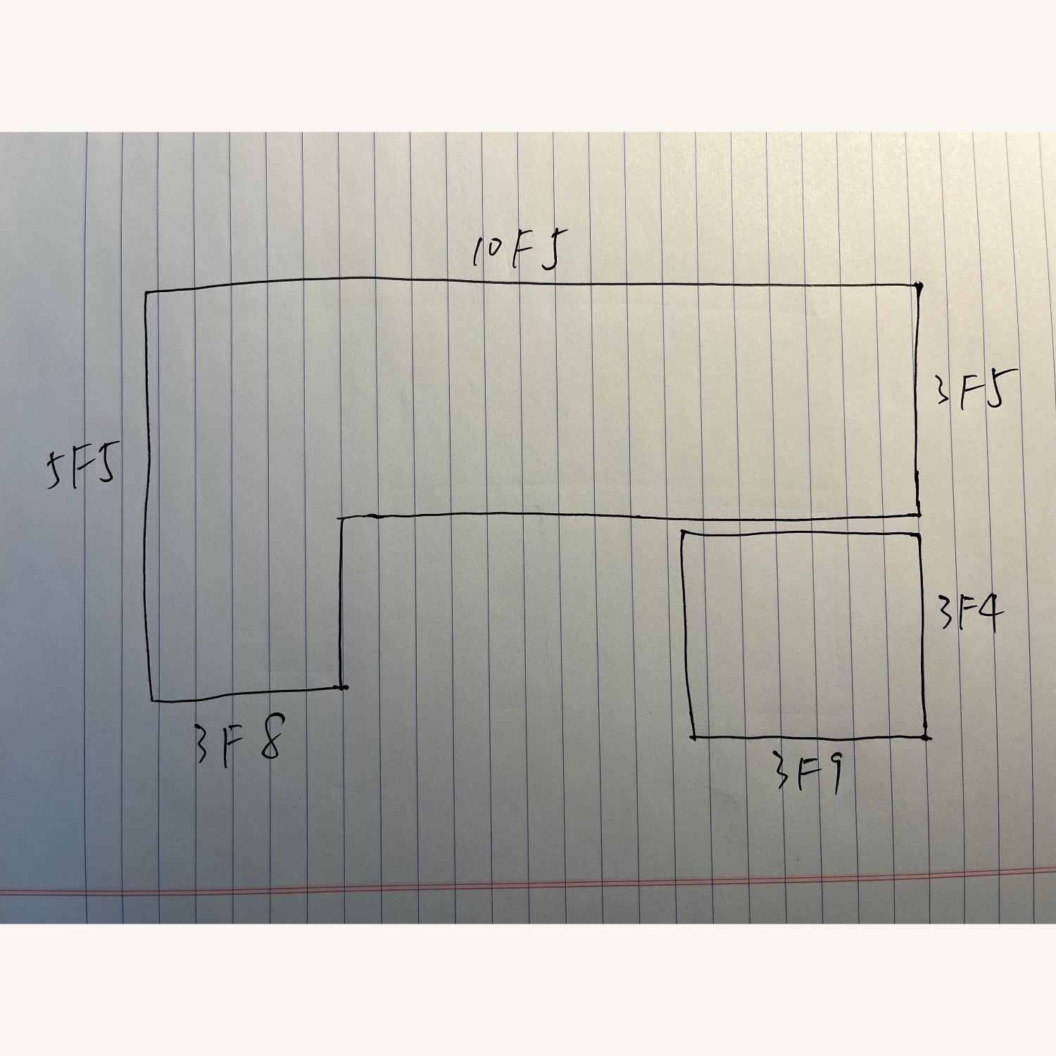 White and Yello 3+ Piece Sectional - image-3