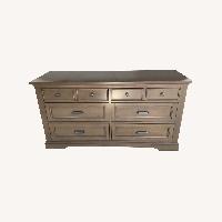 Dark Brown Wood Dresser