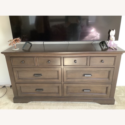 Used Dark Brown Wood Dresser for sale on AptDeco