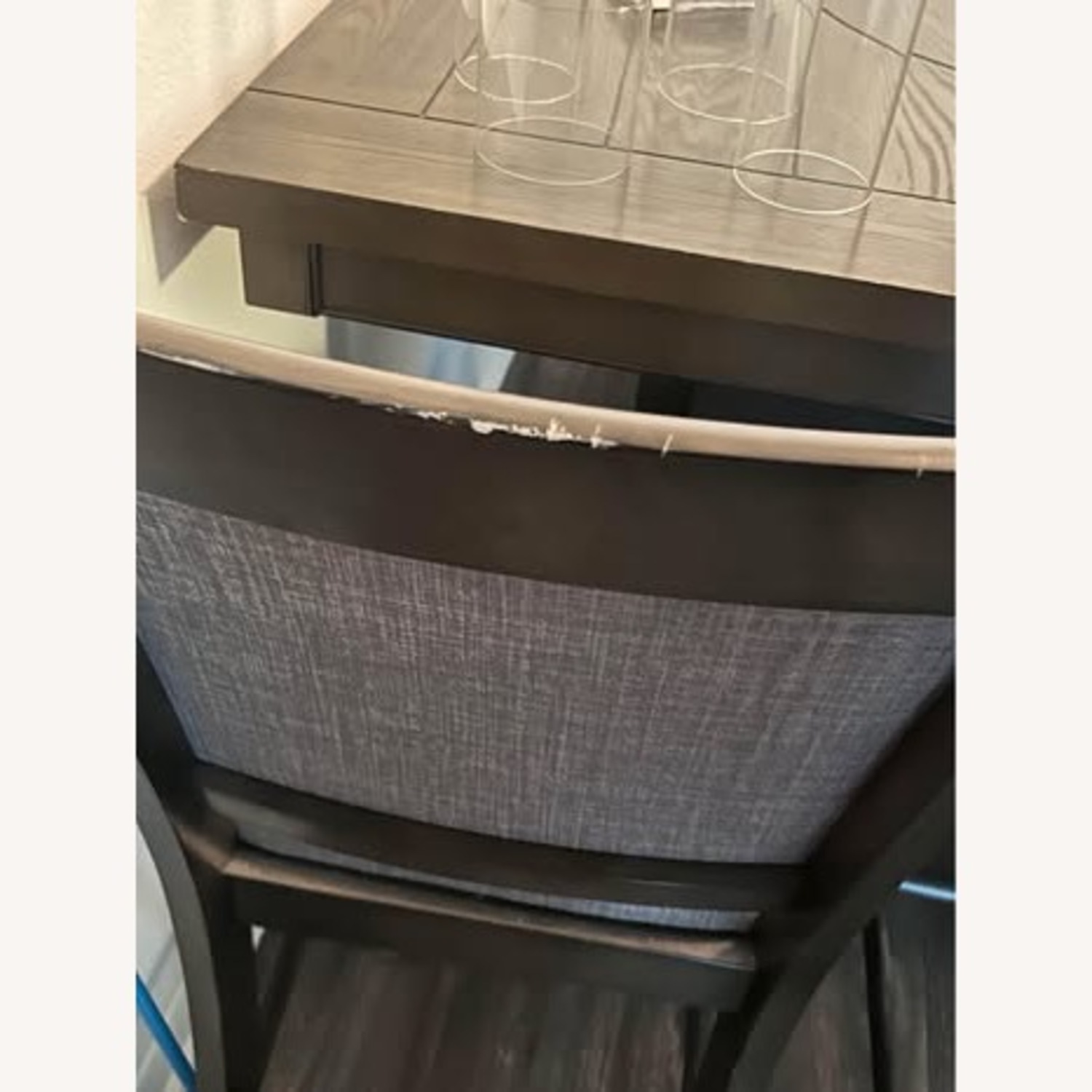 CrownMark Fulton 6-PC Counter Ht Chalk Gray Dining Set  - image-4