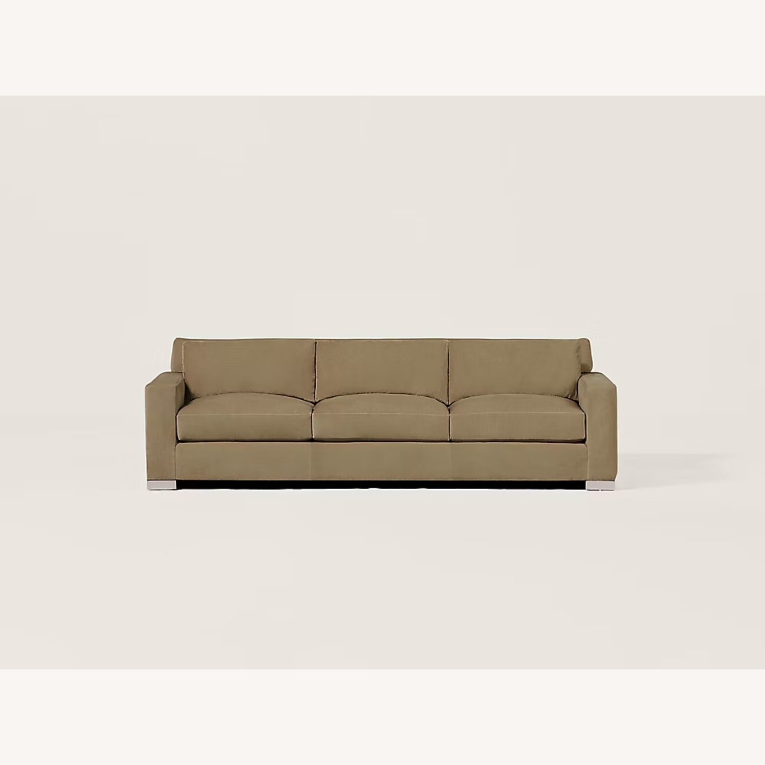 Ralph Lauren Dark Brown Wool Blend 3+ Seater Sofa - image-9