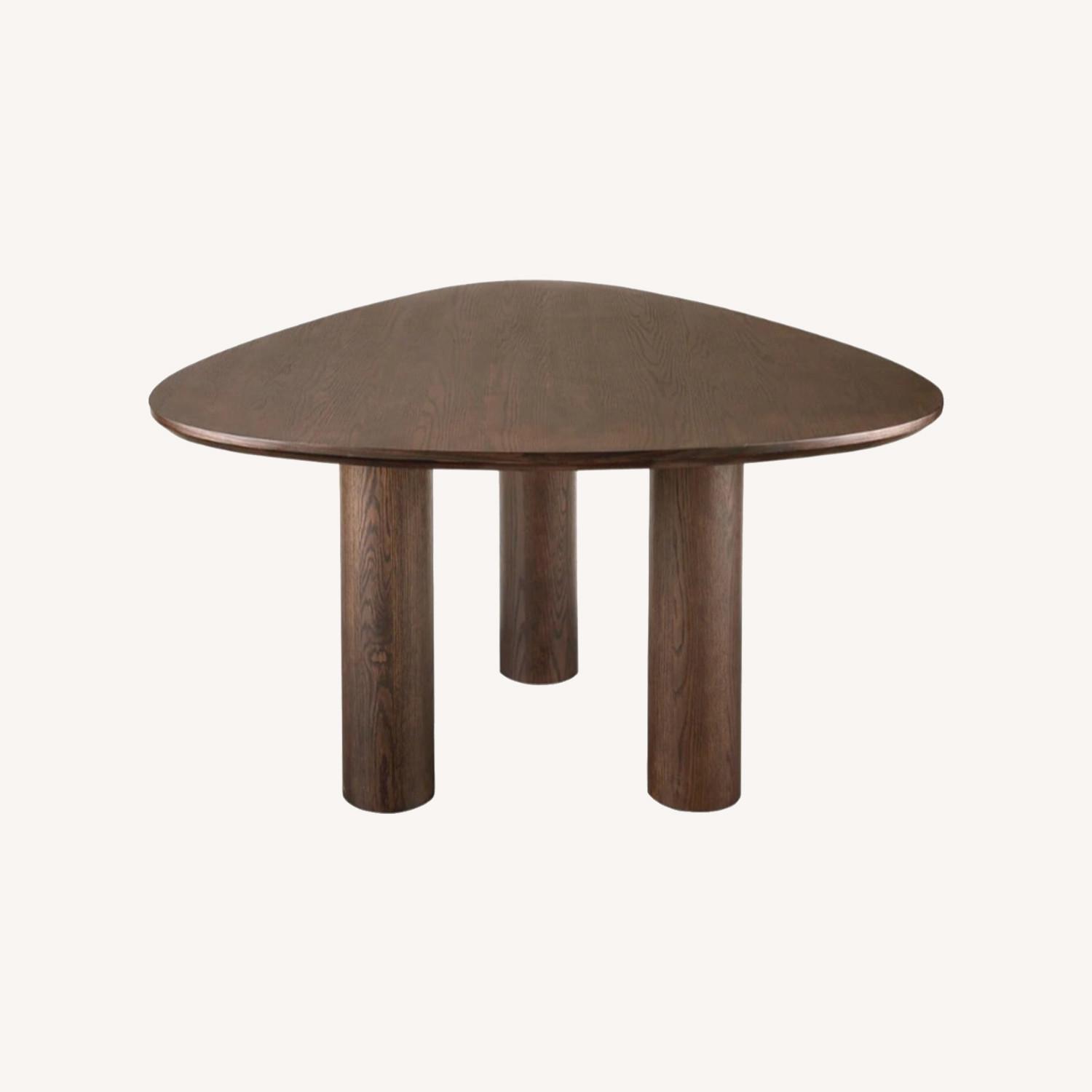 Lulu & Georgia Daya Dark Brown Wood Dining Table - image-0