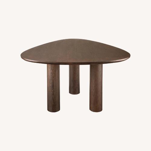 Used Lulu & Georgia Daya Dark Brown Wood Dining Table for sale on AptDeco