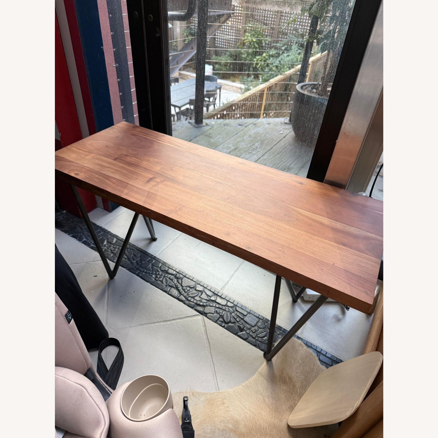 CB2 Dylan Acacia Bench - image-1