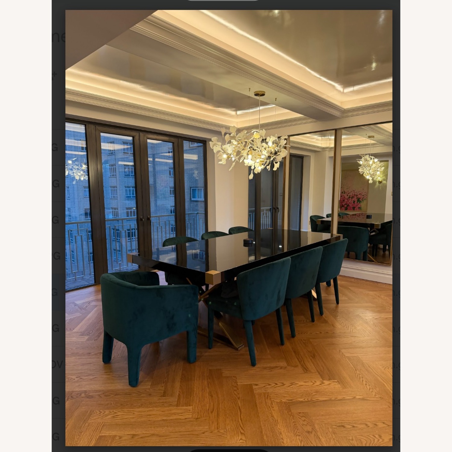 Joss & Main Green Fabric Dining Chairs - image-4