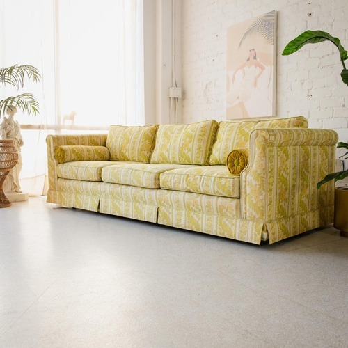 Used Vintage MCM Broyhill Furniture Flared Tuxedo Sofa for sale on AptDeco