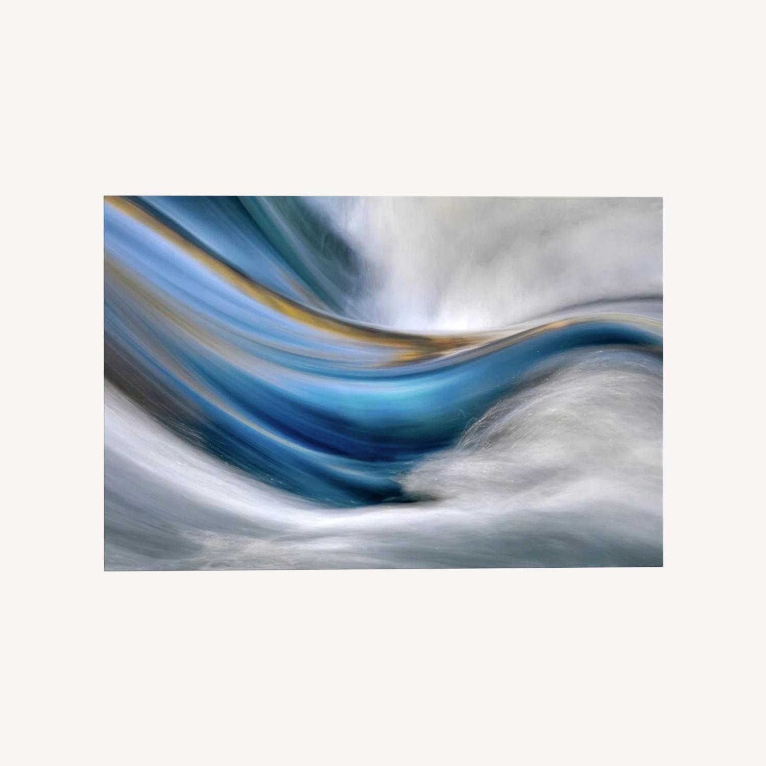 Rooms To Go Blue Wall Art - image-0