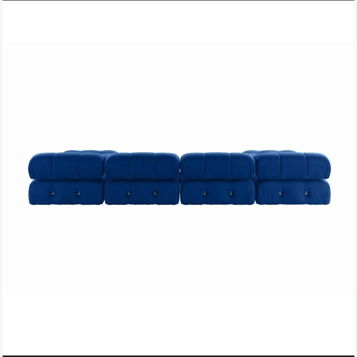Wayfair Blue Fabric 3+ Piece Sectional - image-4