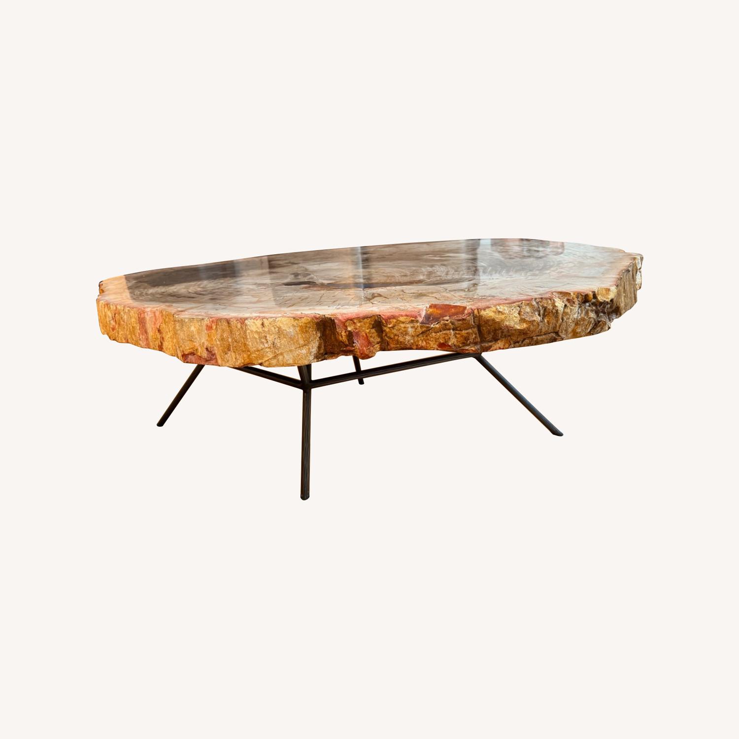 Arhaus Stone Coffee Table - image-0