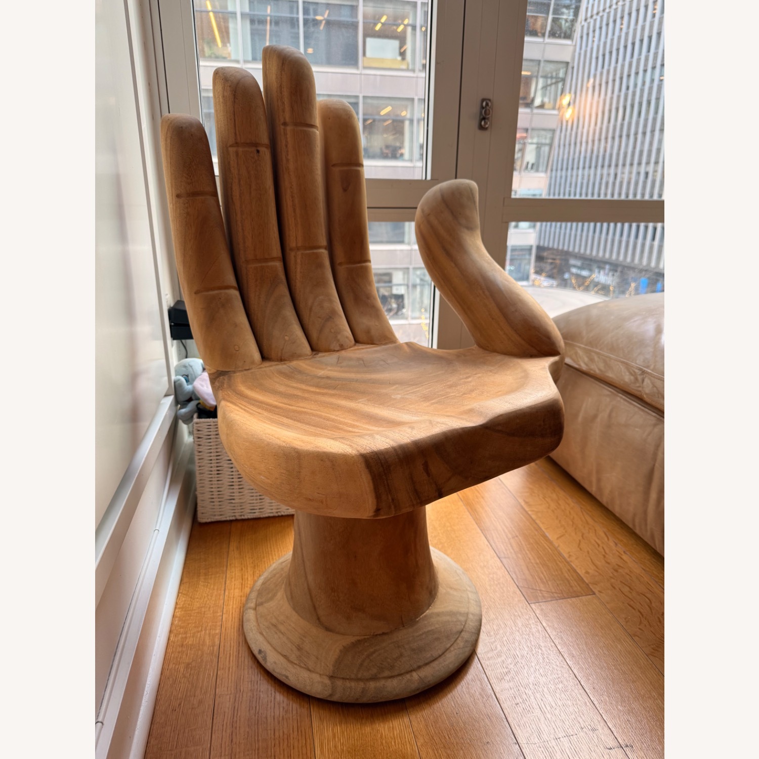 Anthropologie Palmistry Chair Wood Accent Chair - image-1