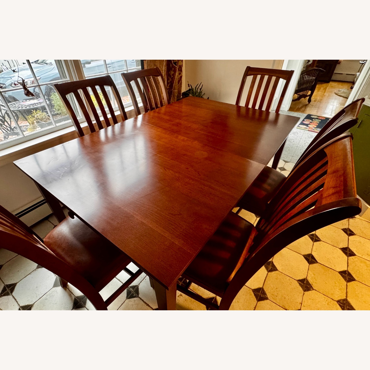 Ethan Allen Solid Cherry Wood Dining Set - image-1