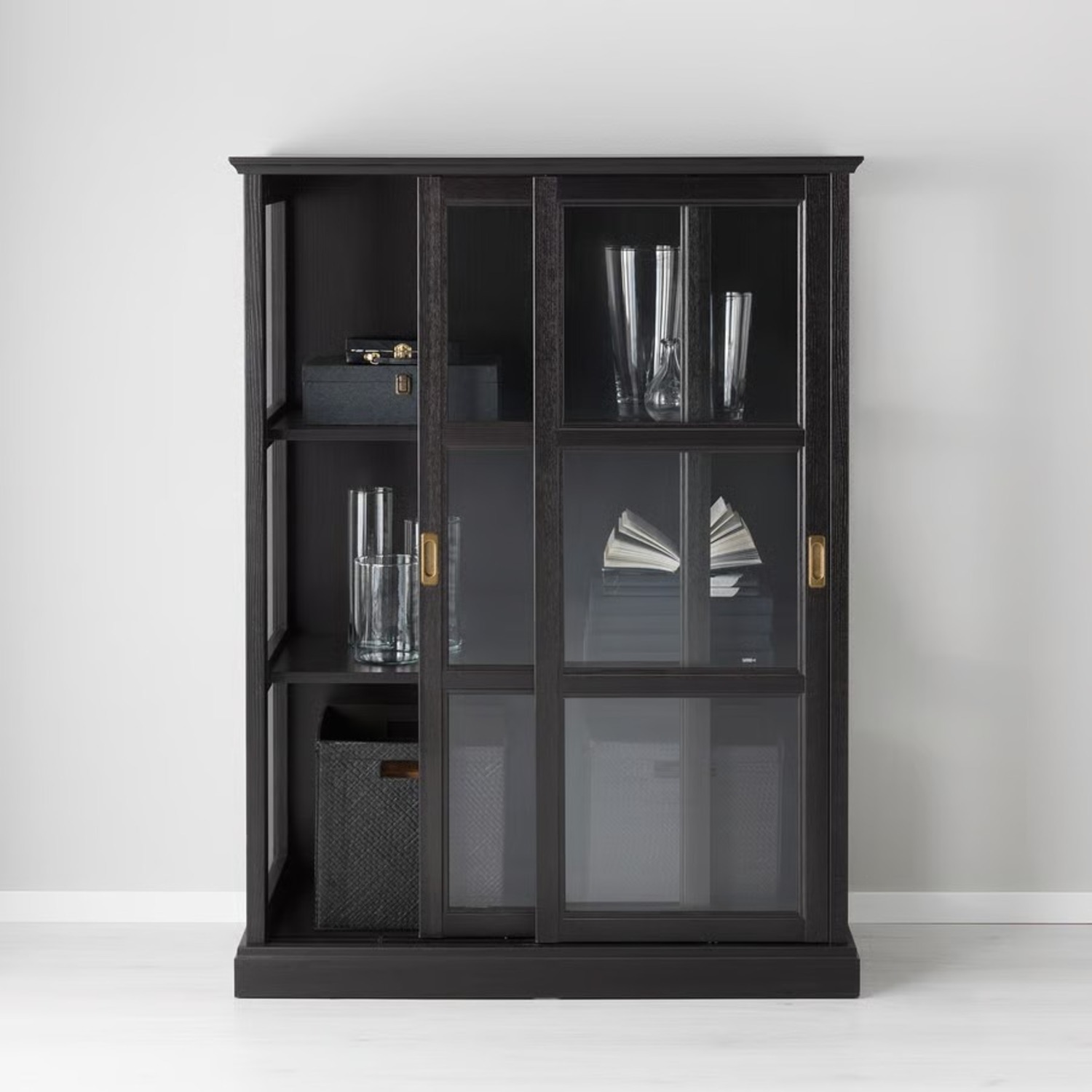 IKEA Malsjo Black Cabinet - image-2