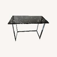 Wayfair Celetha Black Marble Desk