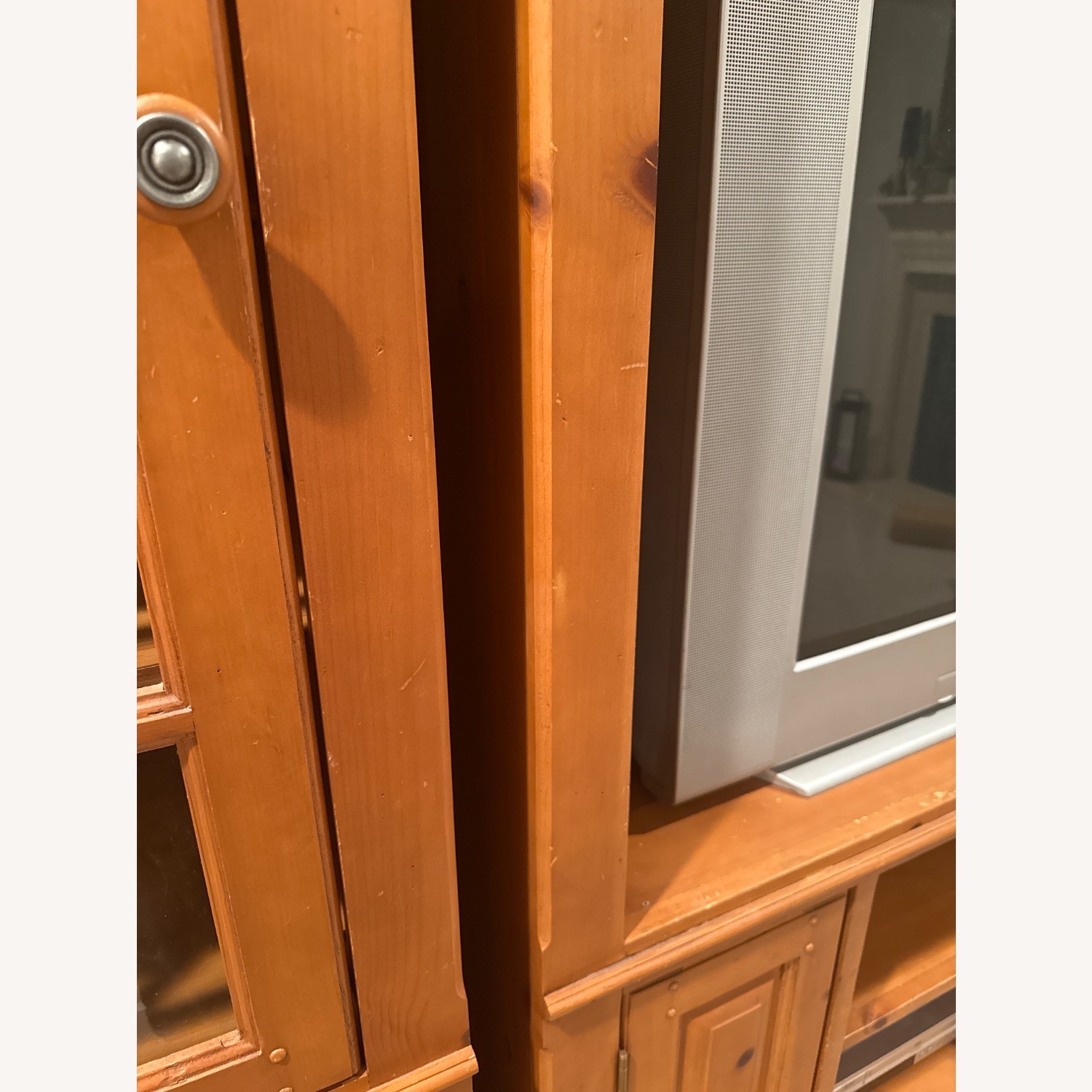 European Wood Classics Light Brown Wood Wall Unit - image-4