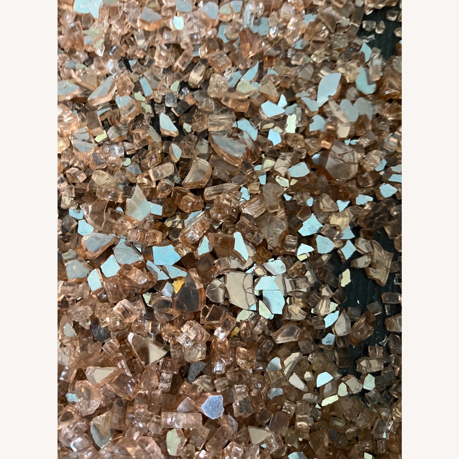 Vintage/Antique Wood and Glass Coffee Table - image-3