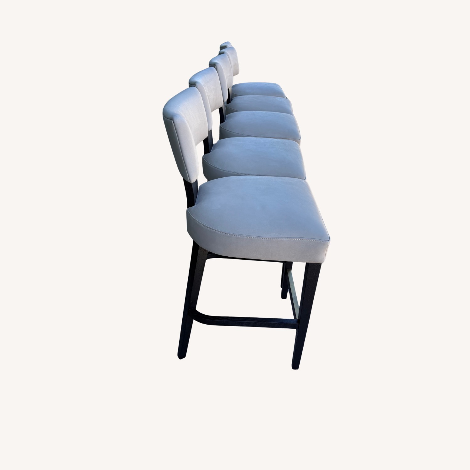 Restoration Hardware Padua Leather Counter Stools Set of 5 - image-18