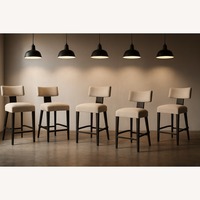 Restoration Hardware Padua Leather Counter Stools Set of 5