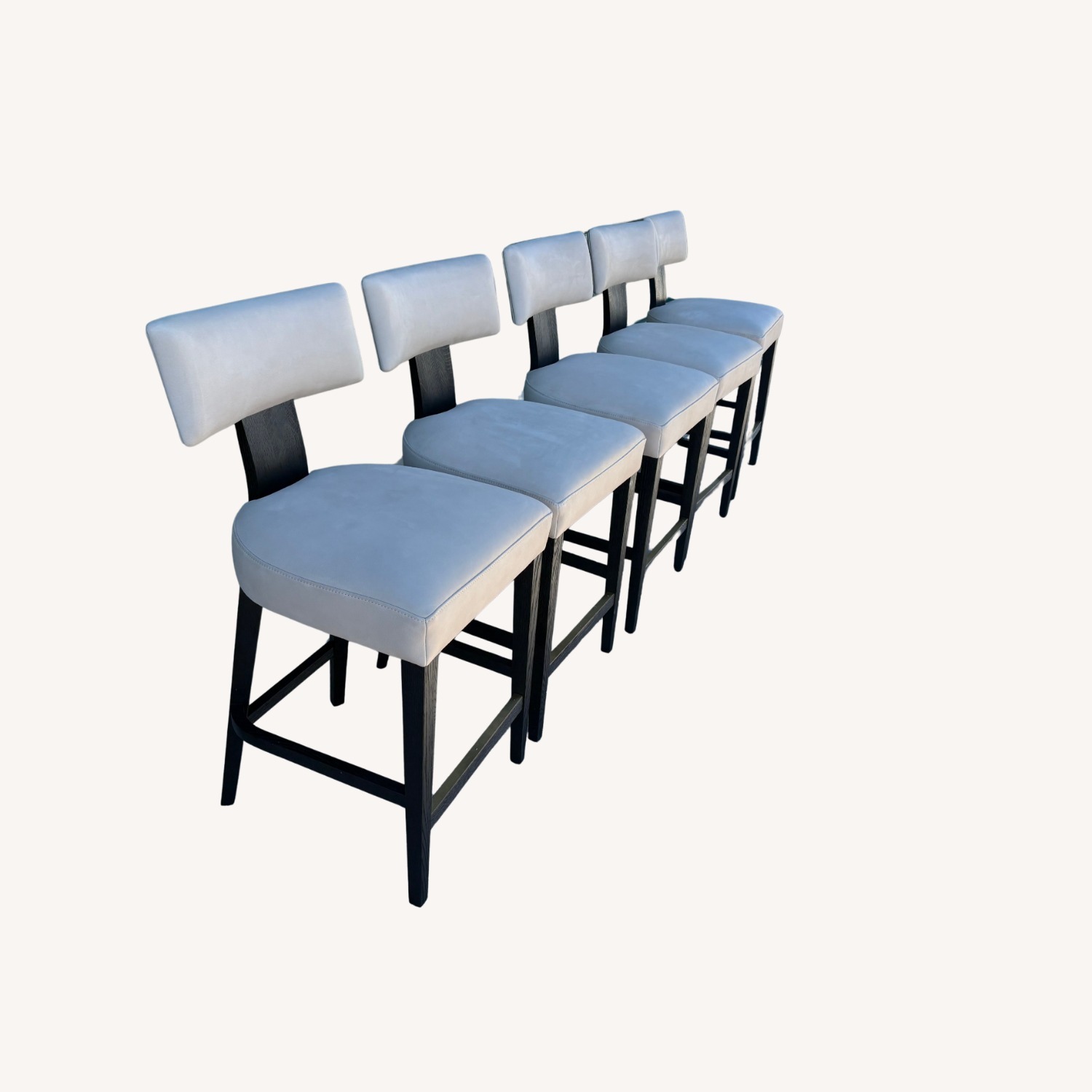 Restoration Hardware Padua Leather Counter Stools Set of 5 - image-20