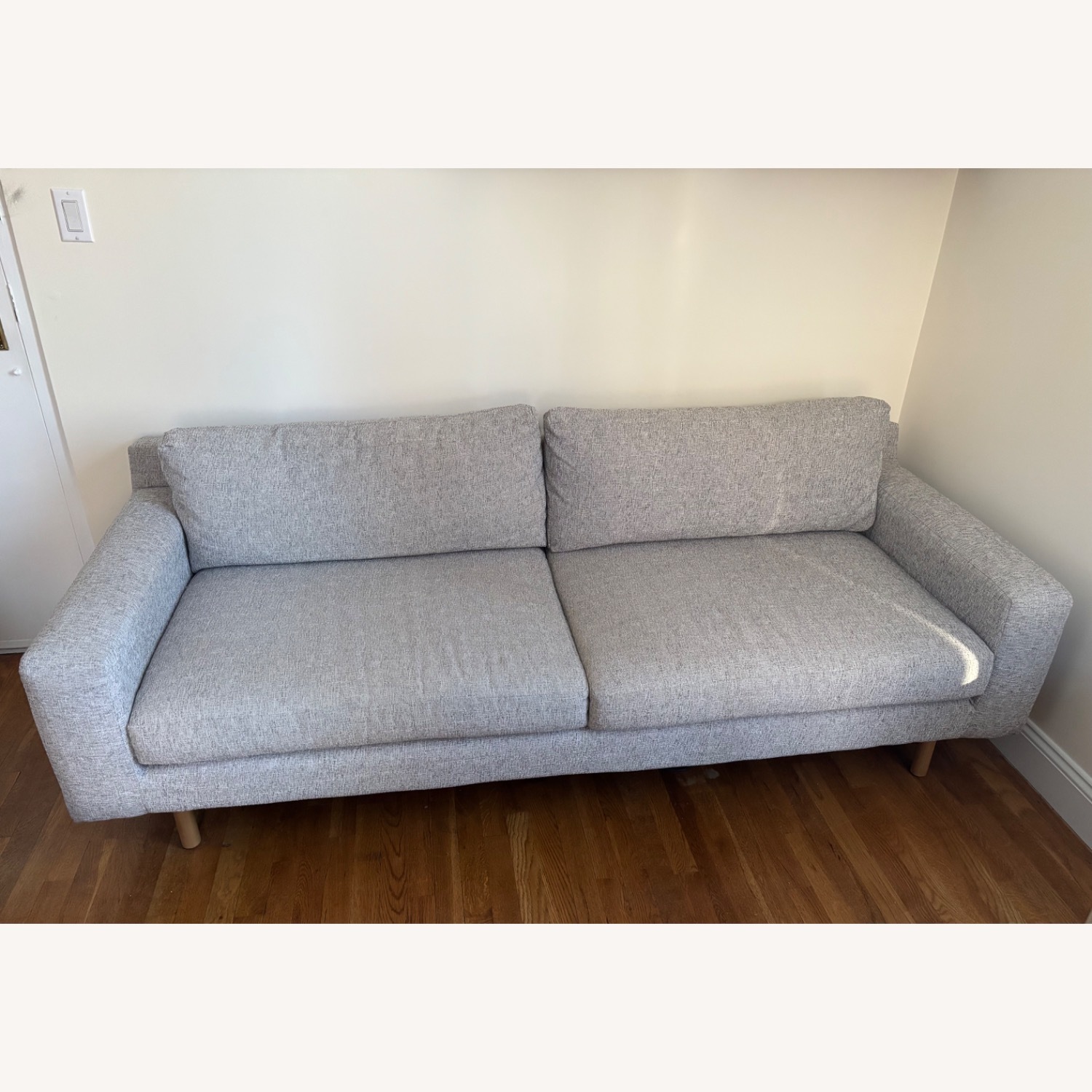 West Elm Eddy Pearl Gray 2 Seater Sofa - image-1