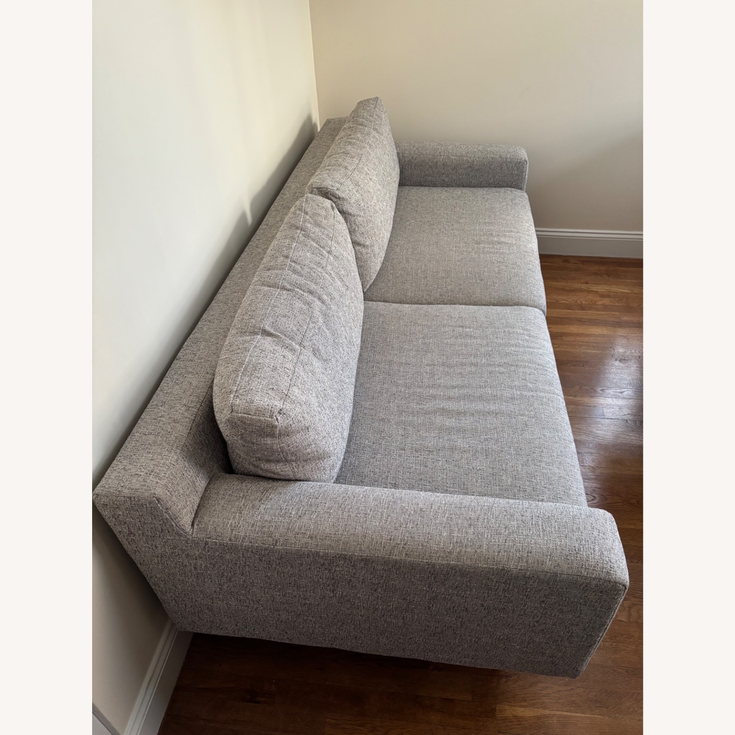 West Elm Eddy Pearl Gray 2 Seater Sofa - image-2