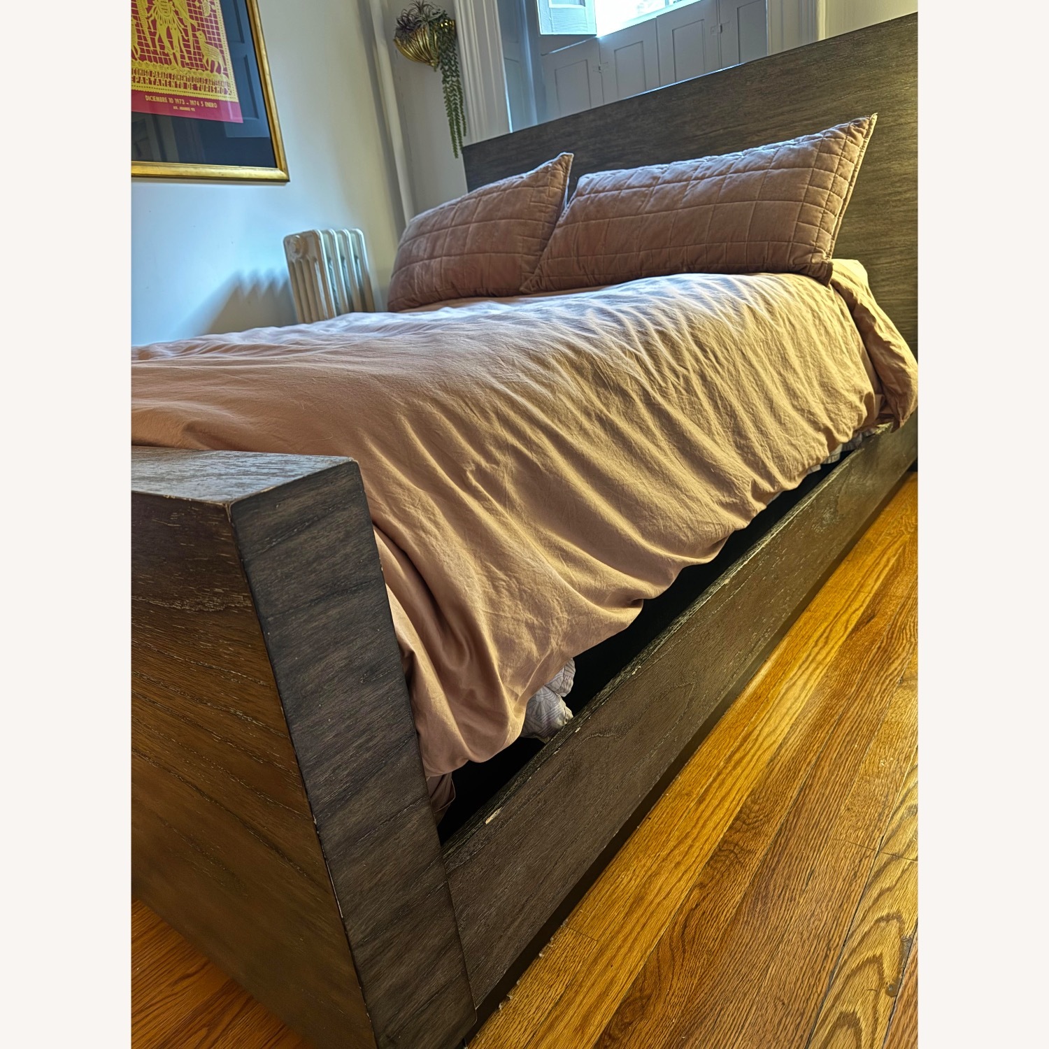 Z Gallerie Distressed Wood Queen Bed - image-3