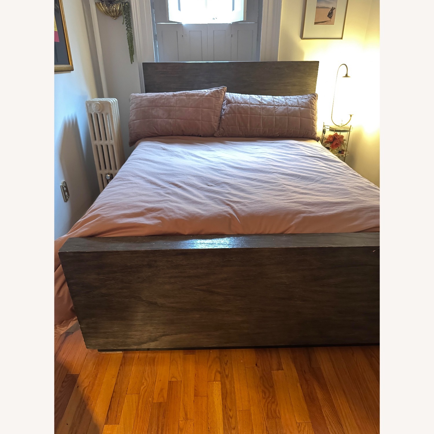 Z Gallerie Distressed Wood Queen Bed - image-2